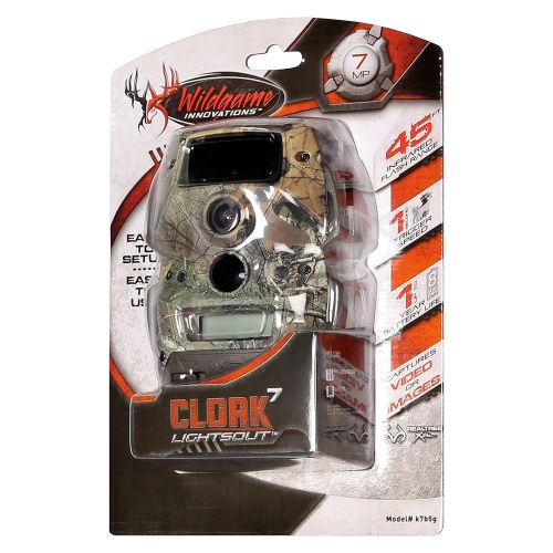  Wild Game Innovations Wildgame Innovations K7B5G Cloak 7-7MP Digital Lightsout Trail Camera, Realtree Xtra Camo