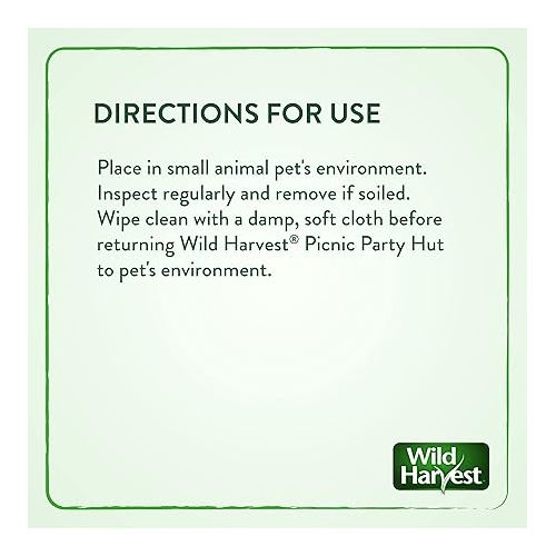  Wild Harvest™ Picnic Party Hut, Artificial Strawberry Flavored House for Pets, 1 Ct.