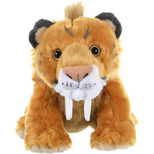  Wild Republic Smilodon Plush, Stuffed Animal, Plush Toy, Gifts for Kids, Cuddlekins 12 Inches , Pink