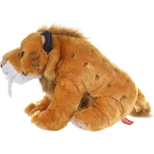  Wild Republic Smilodon Plush, Stuffed Animal, Plush Toy, Gifts for Kids, Cuddlekins 12 Inches , Pink