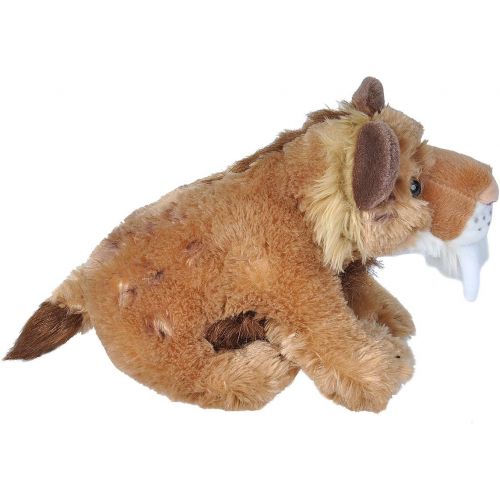  Wild Republic Smilodon Plush, Stuffed Animal, Plush Toy, Gifts for Kids, Cuddlekins 12 Inches , Pink