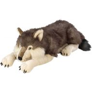 Wild Republic Jumbo Wolf Plush, Giant Stuffed Animal, Plush Toy, Gifts for Kids, 30 Inches