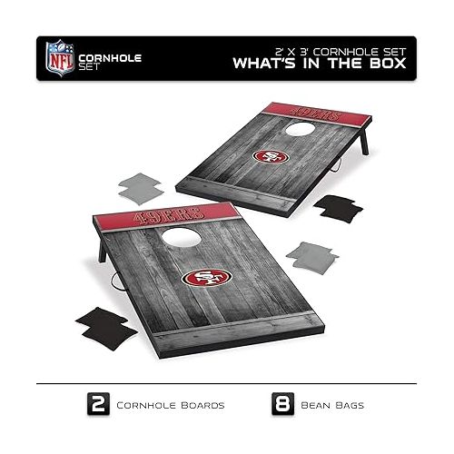  Wild Sports 2'x3' MDF Wood NFL Cornhole Set