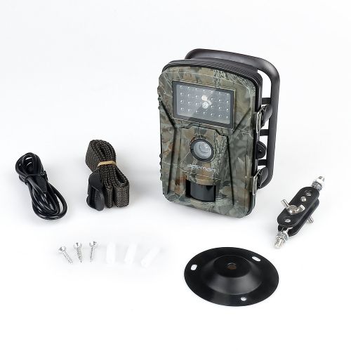  APEMAN Trail Camera 12MP 1080P 2.4 LCD Game&Hunting Camera with 940nm Upgrading IR LEDs Night Vision up to 65ft20m IP66 Spray Water Protected Design
