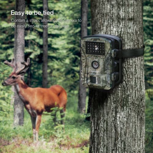  APEMAN Trail Camera 12MP 1080P 2.4 LCD Game&Hunting Camera with 940nm Upgrading IR LEDs Night Vision up to 65ft20m IP66 Spray Water Protected Design