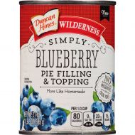 Wilderness Simply Pie Filling & Topping, Blueberry, 21 Ounce (Pack of 8)