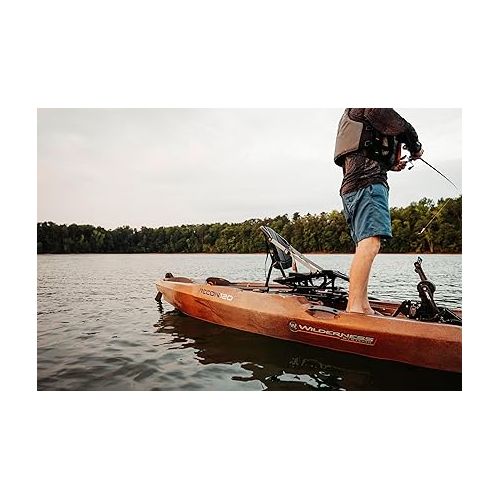  Wilderness Systems Recon 120 HD - Sit on Top Fishing Kayak - 360 Degree ACES seat & Helix PD™ Pedal Drive System - 12 ft