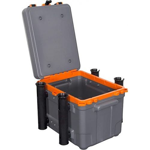  Wilderness Systems Kayak Crate - 4 Rod Holders - Kayak and Boat Tackle Storage - Fits Anglet Boats
