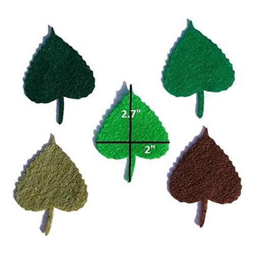  [아마존베스트]Felt leaves pack of 115 By Wildflower Toys