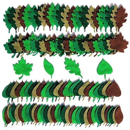  [아마존베스트]Felt leaves pack of 115 By Wildflower Toys