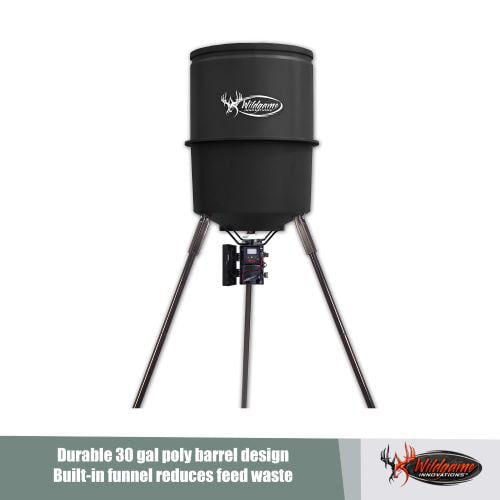  Wildgame Innovations Sports & Outdoors Quick Set Game Feeder, 30 Gal