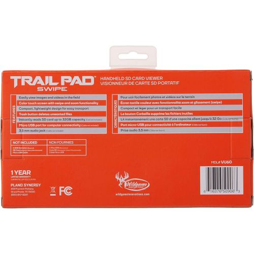  [아마존베스트]Wildgame Innovations Trail Pad | VU60 SD Card Reader with Touch Screen, Brown