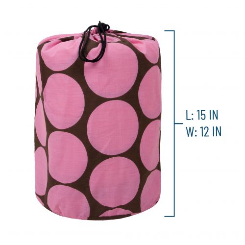  Wildkin Kids Sleeping Bag, Big Pink Dot