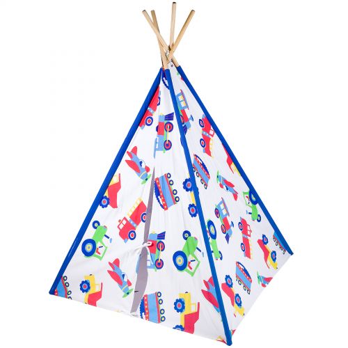  Olive Kids Trains, Planes and Trucks Canvas Teepee