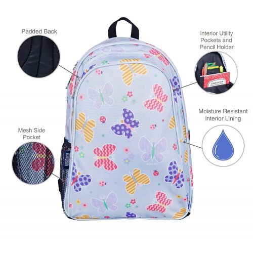  Wildkin 15 Inch Backpack, Butterfly Garden