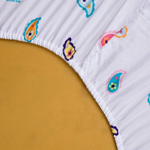  Wildkin Fitted Crib Sheet, Super Soft, Breathable Fitted Crib Sheet, Bold Patterns Coordinate Other Room Decor, Olive Kids Design  Trains, Planes & Trucks