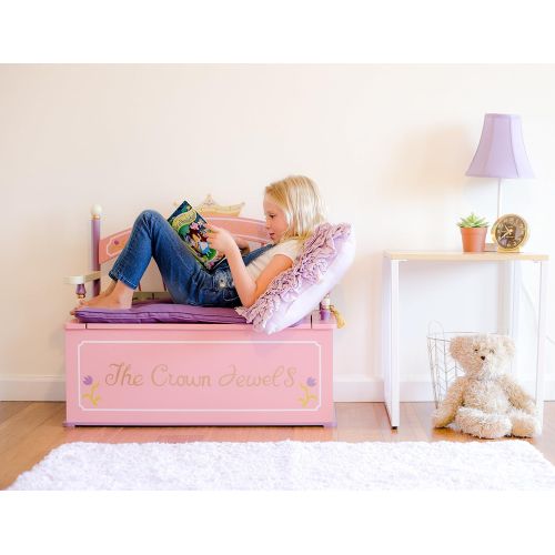  [아마존베스트]Wildkin Bench Seat with Storage, Princess