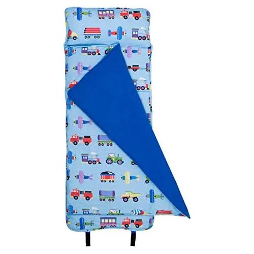  [아마존베스트]Wildkin Nap Mat with Pillow for Toddler Boys and Girls, Perfect Size for Daycare and Preschool, Designed to Fit on a Standard Cot, Patterns Coordinate with Our Lunch Boxes and Back