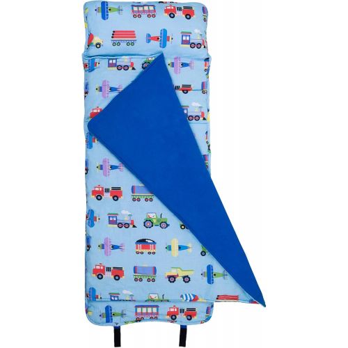  [아마존베스트]Wildkin Nap Mat with Pillow for Toddler Boys and Girls, Perfect Size for Daycare and Preschool, Designed to Fit on a Standard Cot, Patterns Coordinate with Our Lunch Boxes and Back