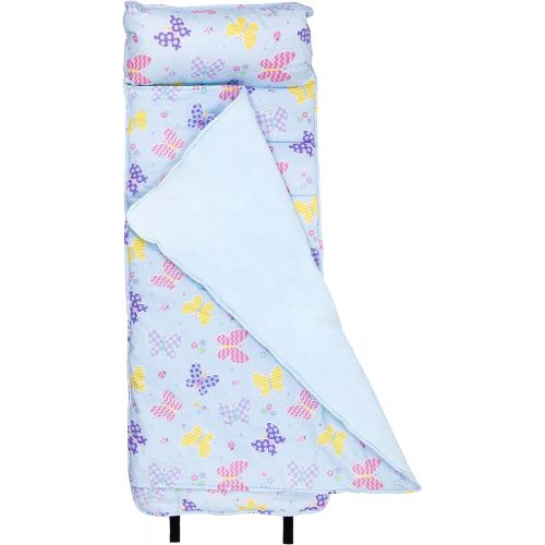  [아마존베스트]Wildkin Nap Mat with Pillow for Toddler Boys and Girls, Perfect Size for Daycare and Preschool, Designed to Fit on a Standard Cot, Patterns Coordinate with Our Lunch Boxes and Back