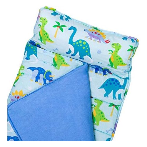  [아마존베스트]Wildkin Nap Mat with Pillow for Toddler Boys and Girls, Perfect Size for Daycare and Preschool, Designed to Fit on a Standard Cot, Patterns Coordinate with Our Lunch Boxes and Back