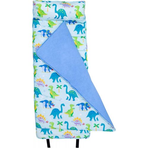  [아마존베스트]Wildkin Nap Mat with Pillow for Toddler Boys and Girls, Perfect Size for Daycare and Preschool, Designed to Fit on a Standard Cot, Patterns Coordinate with Our Lunch Boxes and Back