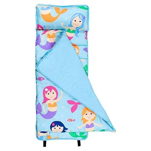  [아마존베스트]Wildkin Microfiber Nap Mat with Pillow for Toddler Boys and Girls, Perfect Size for Daycare and Preschool, Designed to Fit on a Standard Cot, Patterns Coordinate with Our Lunch Box