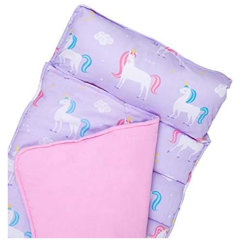  [아마존베스트]Wildkin Nap Mat with Pillow for Toddler Boys and Girls, Perfect Size for Daycare and Preschool, Designed to Fit on a Standard Cot, Patterns Coordinate with Our Lunch Boxes and Back