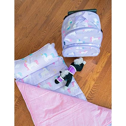  [아마존베스트]Wildkin Nap Mat with Pillow for Toddler Boys and Girls, Perfect Size for Daycare and Preschool, Designed to Fit on a Standard Cot, Patterns Coordinate with Our Lunch Boxes and Back