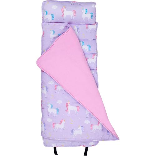  [아마존베스트]Wildkin Nap Mat with Pillow for Toddler Boys and Girls, Perfect Size for Daycare and Preschool, Designed to Fit on a Standard Cot, Patterns Coordinate with Our Lunch Boxes and Back