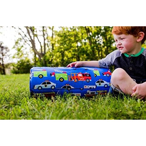  [아마존베스트]Wildkin Nap Mat with Pillow for Toddler Boys and Girls, Perfect Size for Daycare and Preschool, Designed to Fit on a Standard Cot, Patterns Coordinate with Our Lunch Boxes and Back