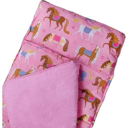  [아마존베스트]Wildkin Nap Mat with Pillow for Toddler Boys and Girls, Perfect Size for Daycare and Preschool, Designed to Fit on a Standard Cot, Patterns Coordinate with Our Lunch Boxes and Back