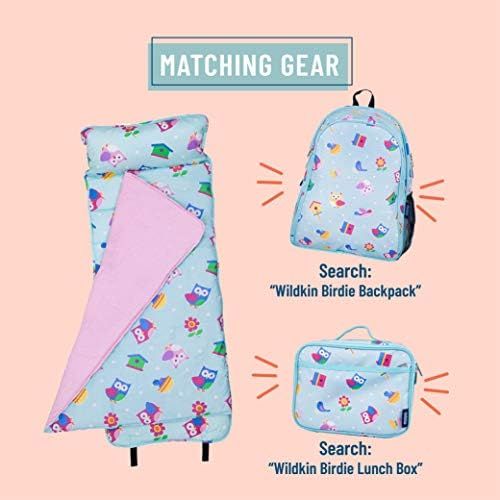  [아마존베스트]Wildkin Nap Mat with Pillow for Toddler Boys and Girls, Perfect Size for Daycare and Preschool, Designed to Fit on a Standard Cot, Patterns Coordinate with Our Lunch Boxes and Back