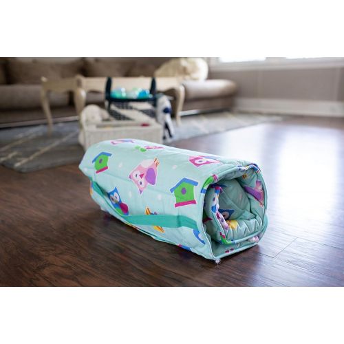  [아마존베스트]Wildkin Nap Mat with Pillow for Toddler Boys and Girls, Perfect Size for Daycare and Preschool, Designed to Fit on a Standard Cot, Patterns Coordinate with Our Lunch Boxes and Back