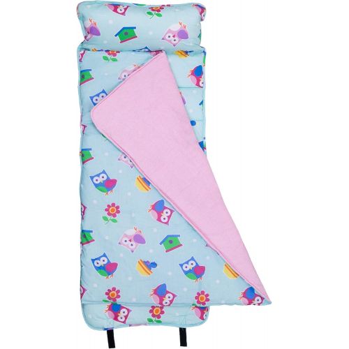  [아마존베스트]Wildkin Nap Mat with Pillow for Toddler Boys and Girls, Perfect Size for Daycare and Preschool, Designed to Fit on a Standard Cot, Patterns Coordinate with Our Lunch Boxes and Back