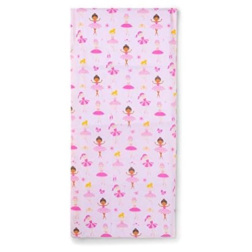  [아마존베스트]Wildkin 100% Cotton Kids Nap Mat Cover for Boys & Girls, Sewn-in Flap Pillowcase Design Nap Mat Covers, Fits Our Vinyl Nap Mat up to 1.5 Inches Including Basic KinderMat, BPA-Free