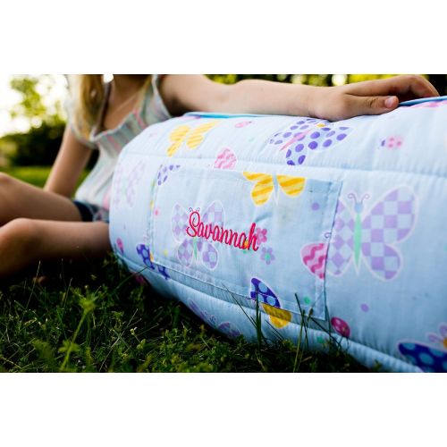  Wildkin Original Nap Mat, Features Built-In Blanket and Pillow, Perfect for Daycare and Preschool or Napping On-the-Go  Fairies