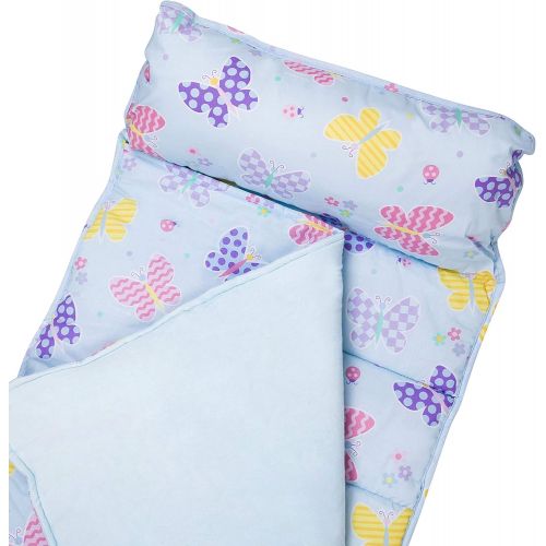  Wildkin Original Nap Mat, Features Built-In Blanket and Pillow, Perfect for Daycare and Preschool or Napping On-the-Go  Fairies