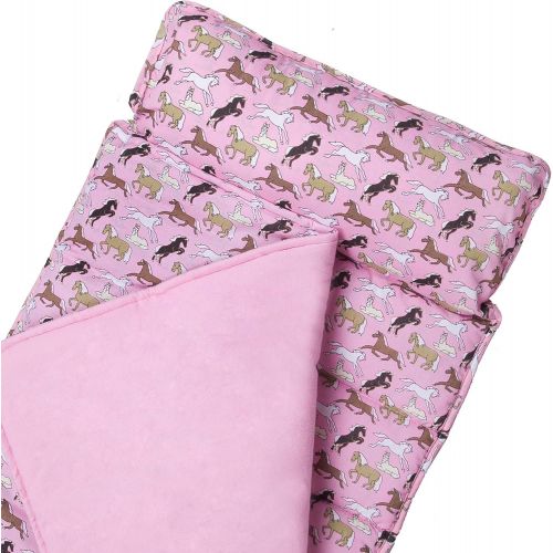  Wildkin Original Nap Mat, Features Built-In Blanket and Pillow, Perfect for Daycare and Preschool or Napping On-the-Go  Fairies