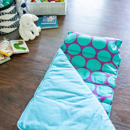  Wildkin Original Nap Mat, Features Built-In Blanket and Pillow, Perfect for Daycare and Preschool or Napping On-the-Go  Fairies