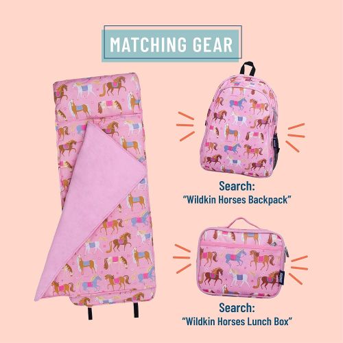  Wildkin Original Nap Mat, Features Built-In Blanket and Pillow, Perfect for Daycare and Preschool or Napping On-the-Go  Fairies