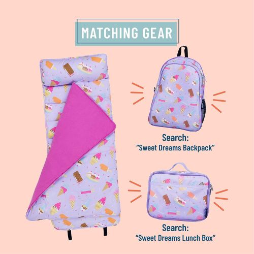  Wildkin Original Nap Mat, Features Built-In Blanket and Pillow, Perfect for Daycare and Preschool or Napping On-the-Go  Fairies