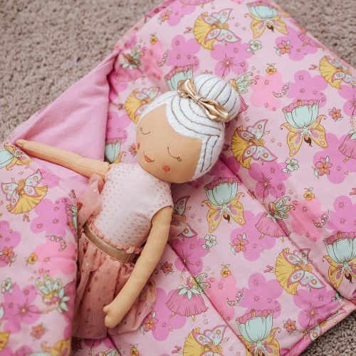  Wildkin Original Nap Mat, Features Built-In Blanket and Pillow, Perfect for Daycare and Preschool or Napping On-the-Go  Fairies