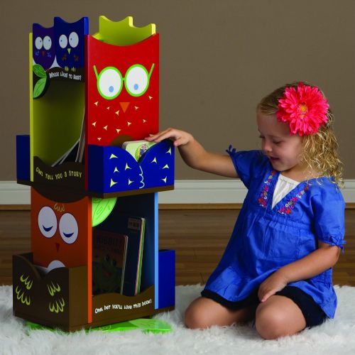  Wildkin Owls Revolving Bookcase