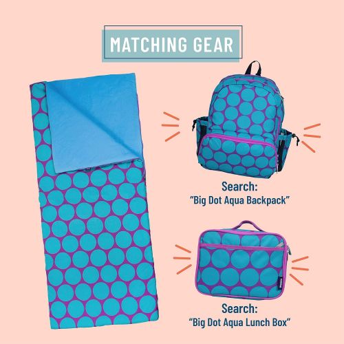  Wildkin Original Sleeping Bag, Features Matching Travel Pillow and Coordinating Storage Bag, Perfect for Sleeping On-The-Go  Stars