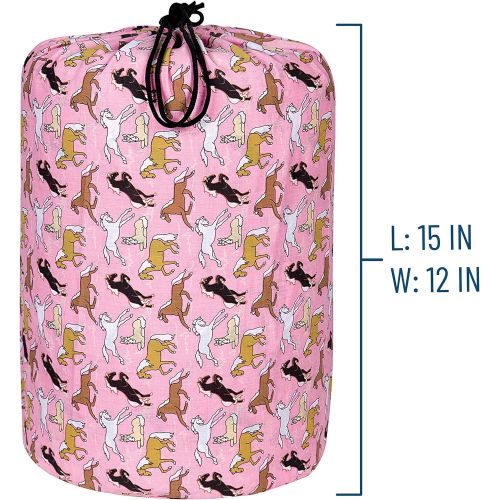  Wildkin Original Sleeping Bag, Features Matching Travel Pillow and Coordinating Storage Bag, Perfect for Sleeping On-The-Go  Stars