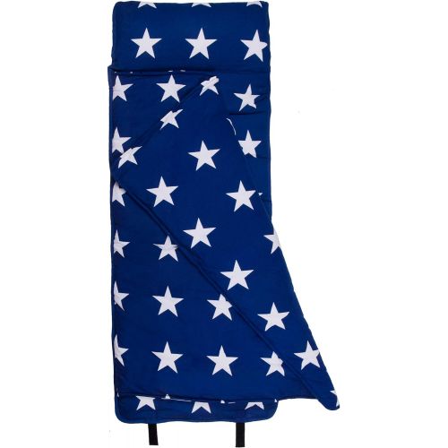  Wildkin Original Nap Mat, Features Built-in Blanket and Pillow, Perfect for Daycare and Preschool or Napping On-The-Go  Stars