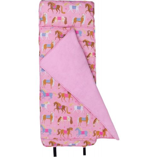  Wildkin Original Nap Mat, Features Built-in Blanket and Pillow, Perfect for Daycare and Preschool or Napping On-The-Go  Stars