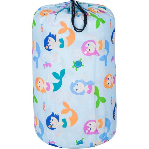  Wildkin Original Sleeping Bag, Features Matching Travel Pillow and Coordinating Storage Bag, Perfect for Sleeping On-The-Go, Olive Kids Design  Unicorn