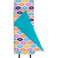 Wildkin Original Nap Mat, Features Built-in Blanket and Pillow, Perfect for Daycare and Preschool or Napping On-The-Go  Aztec